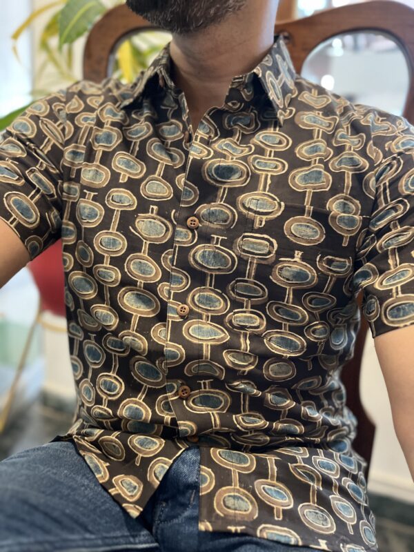 Pipe Chain Print Men's Shirt - Image 3