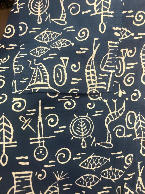 Worli Print Print Men's Shirt - Image 4